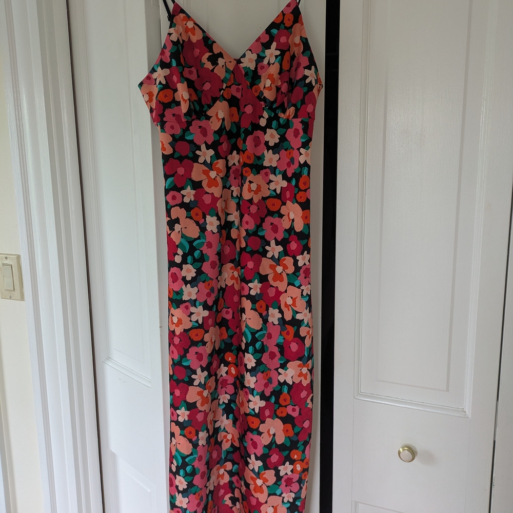 Floral Multicolor Maxi Dress